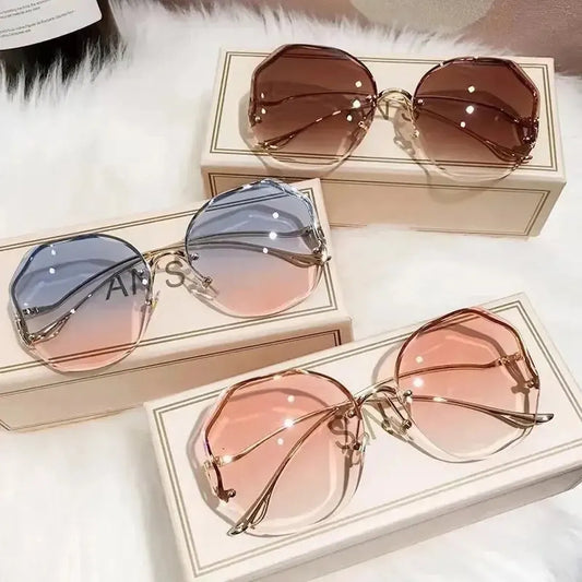 Lunettes Carrées Métal Oversize-Saylana