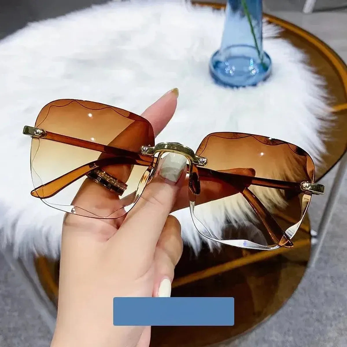 Lunettes Carrées Sans Monture-Saylana