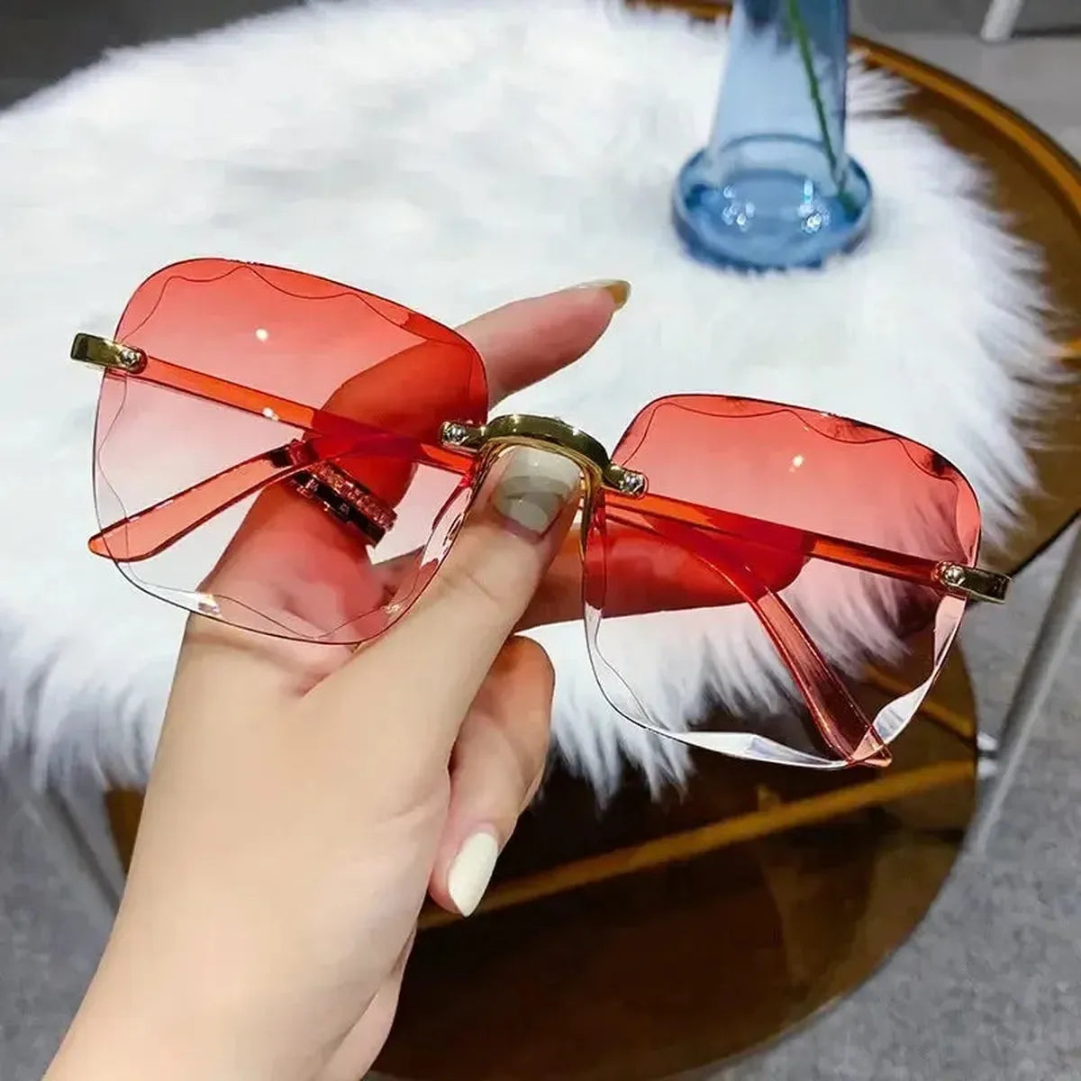 Lunettes Carrées Sans Monture-Saylana
