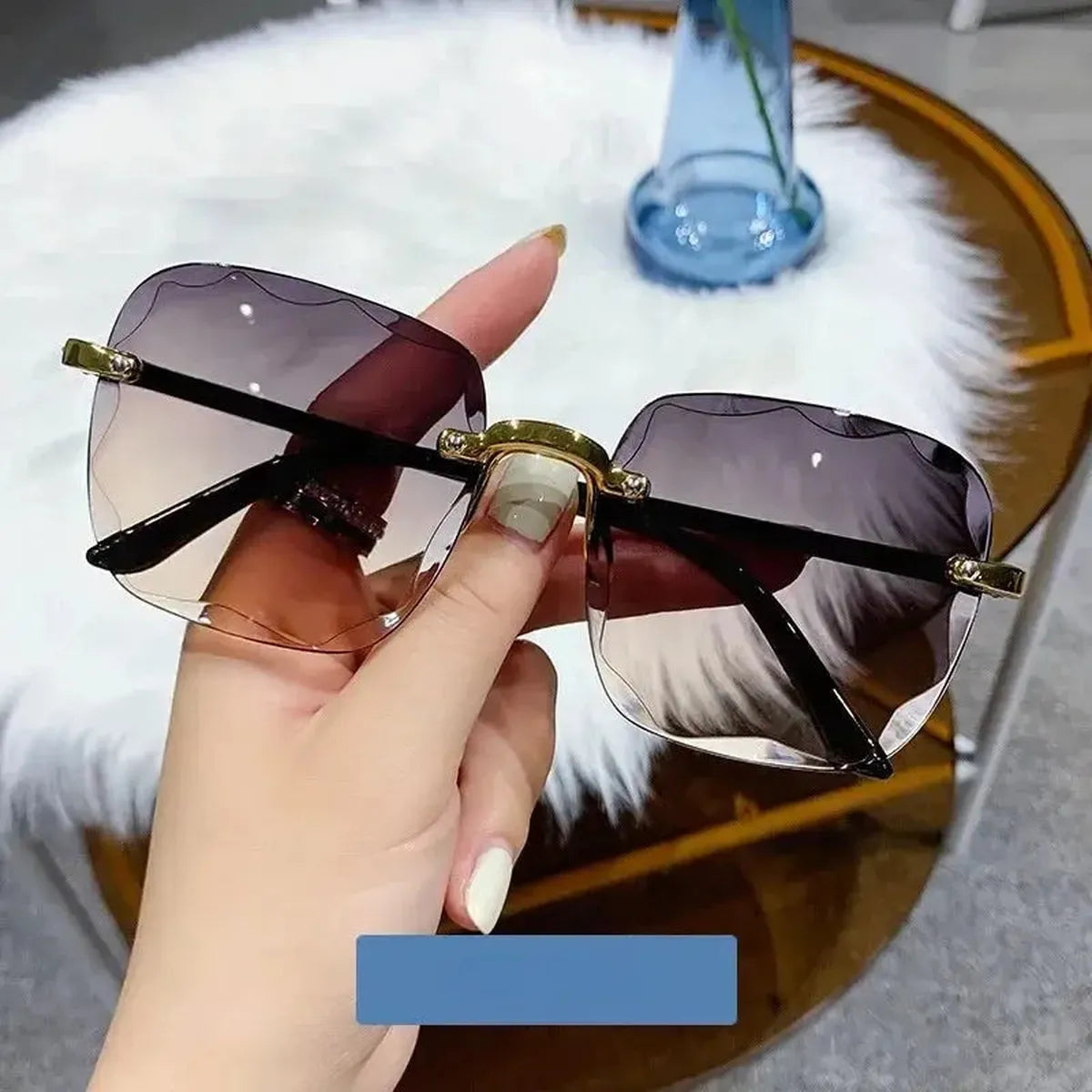 Lunettes Carrées Sans Monture-Saylana