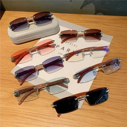 Lunettes Design Effet Bois Luxe-Saylana