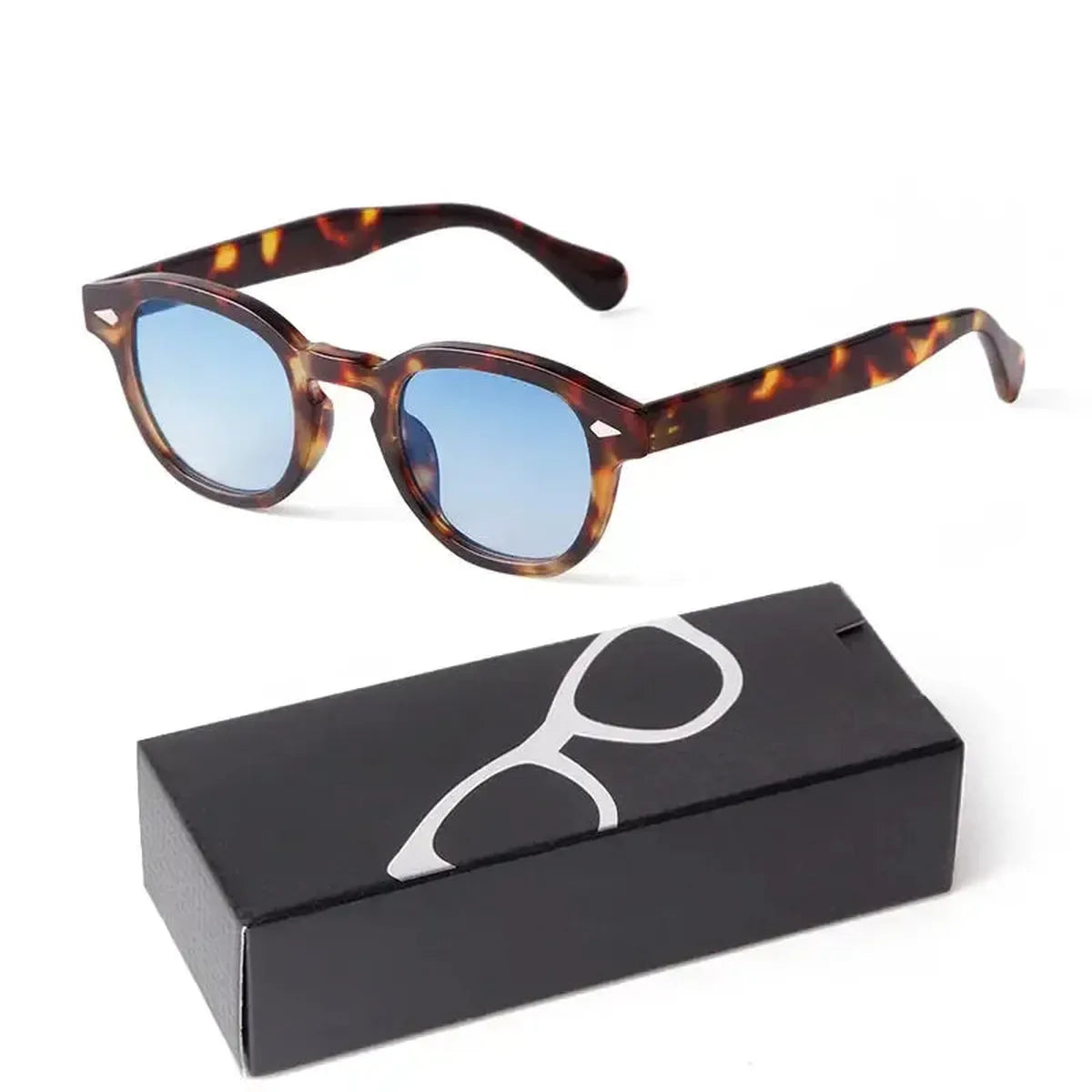 Lunettes Rétro Dégradé Bleu-Saylana