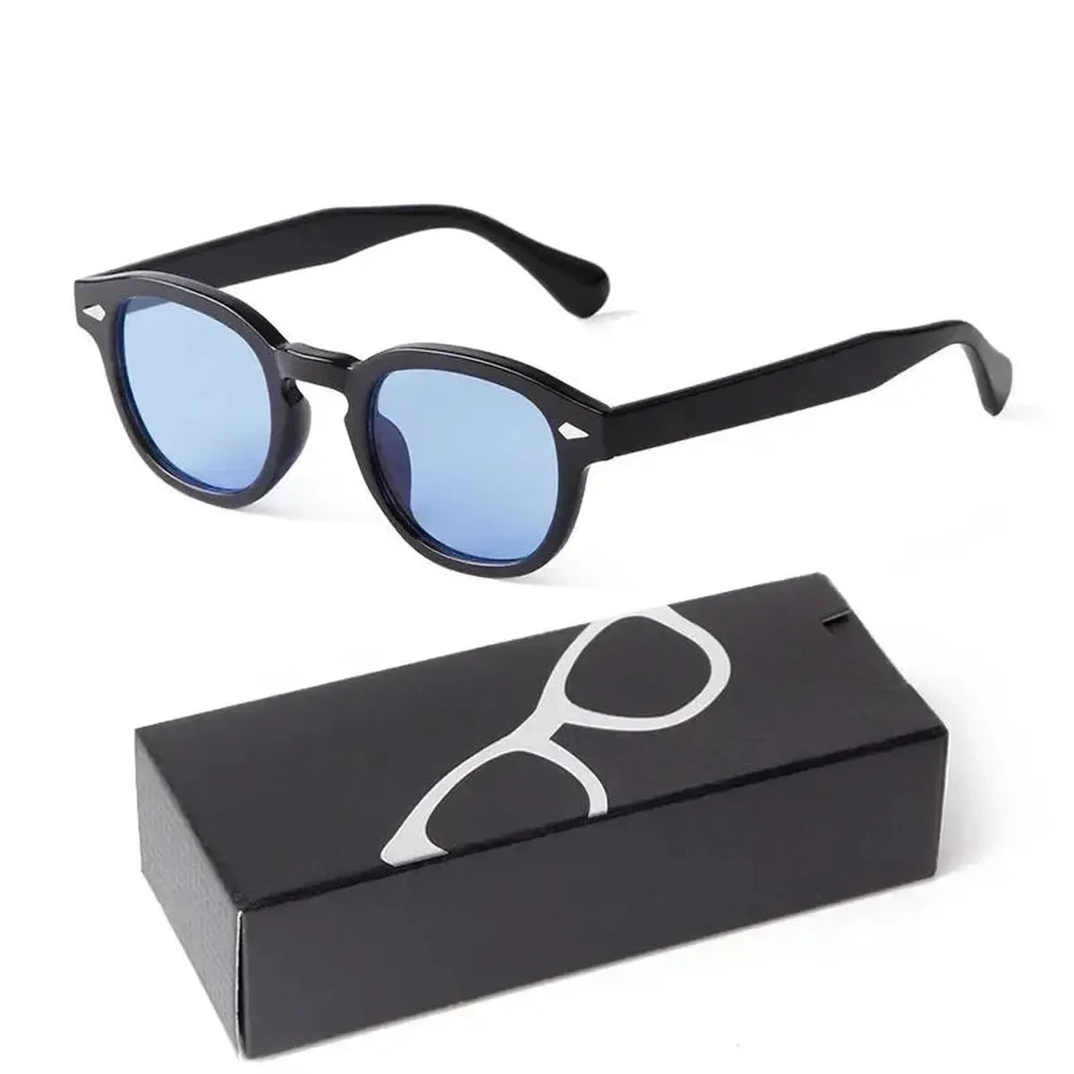 Lunettes Rétro Dégradé Bleu-Saylana