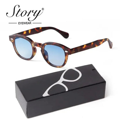 Lunettes Rétro Dégradé Bleu-Saylana