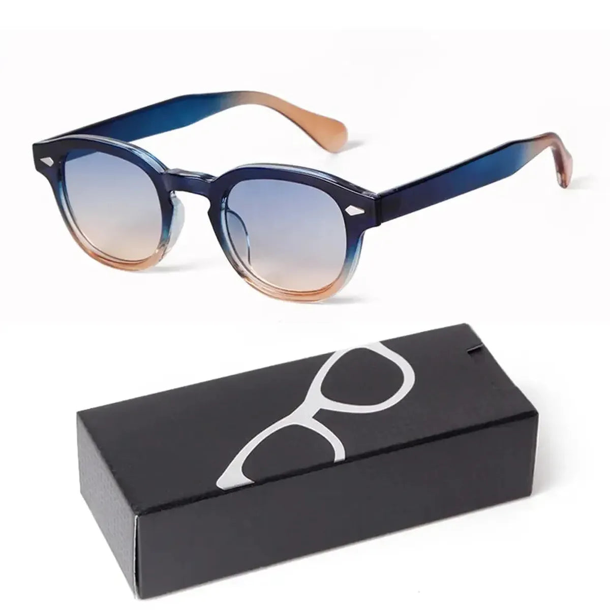 Lunettes Rétro Dégradé Bleu-Saylana