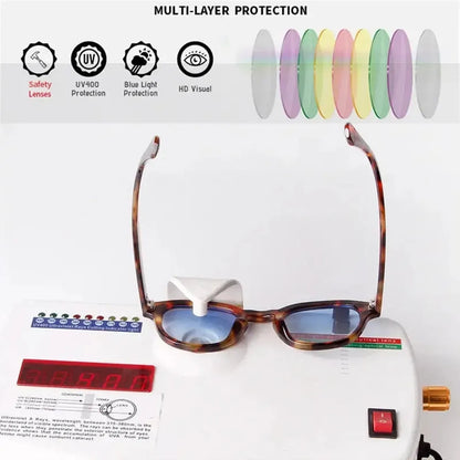Lunettes Rétro Dégradé Bleu-Saylana