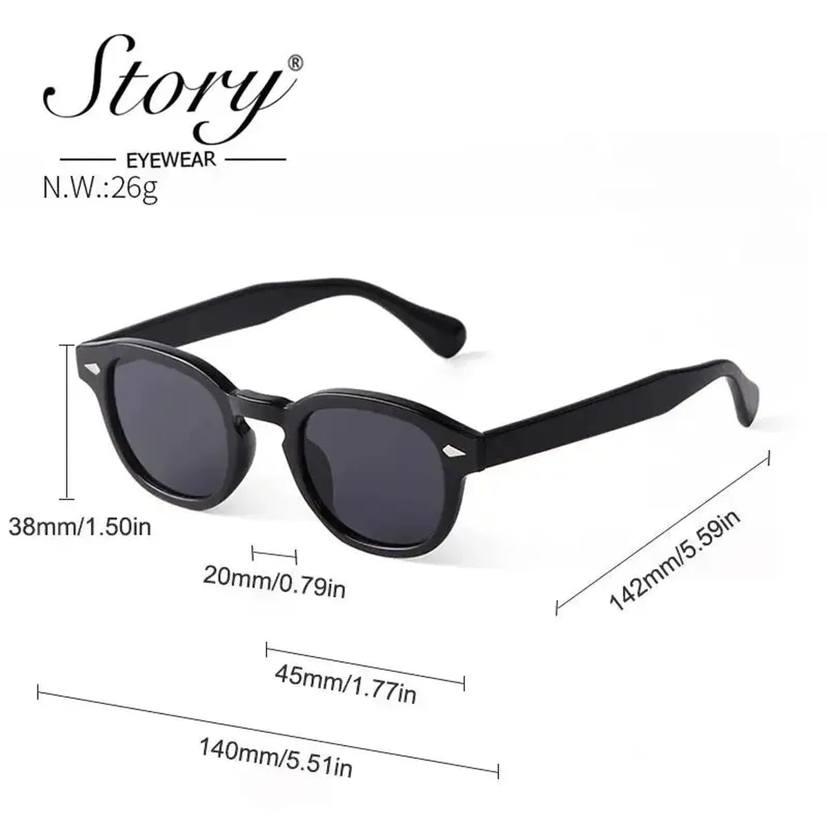 Lunettes Rétro Dégradé Bleu-Saylana