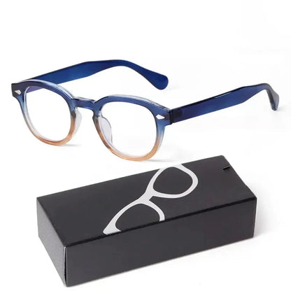 Lunettes Rétro Dégradé Bleu-Saylana