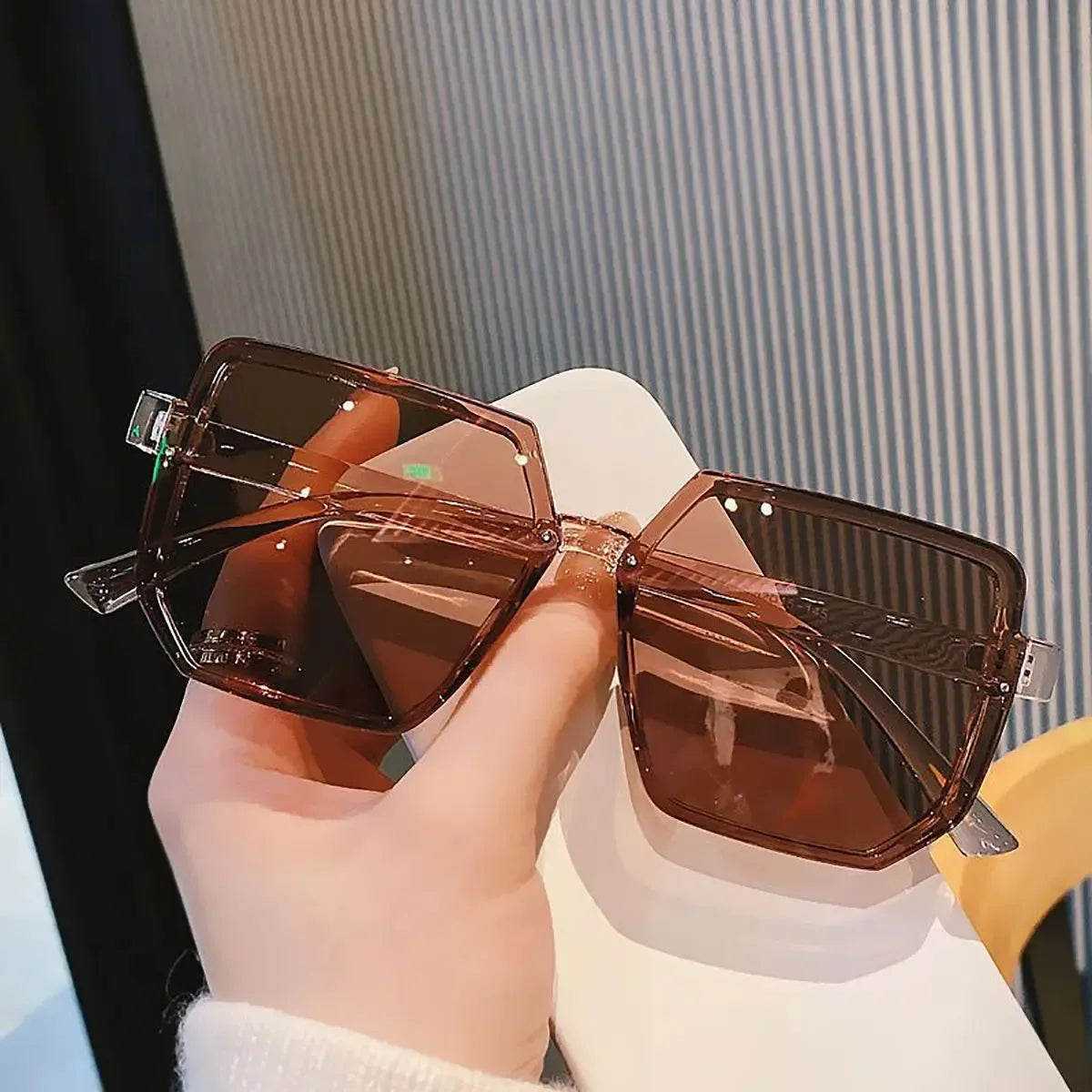 Lunettes Vintage Grand Format-Saylana
