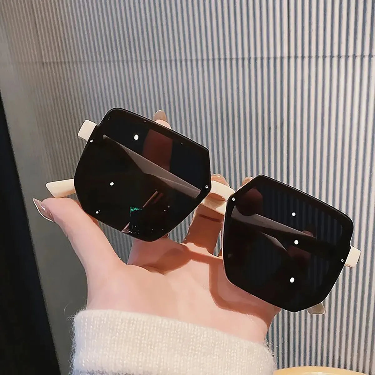 Lunettes Vintage Grand Format-Saylana