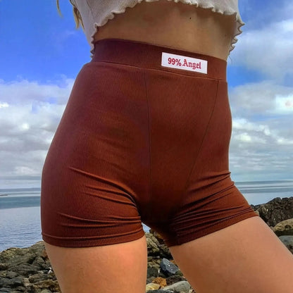 Maille côtelée noire à broderie blanche stylée - Saylana