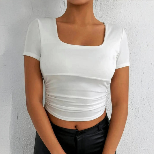 Manches courtes au style club chic Saylana