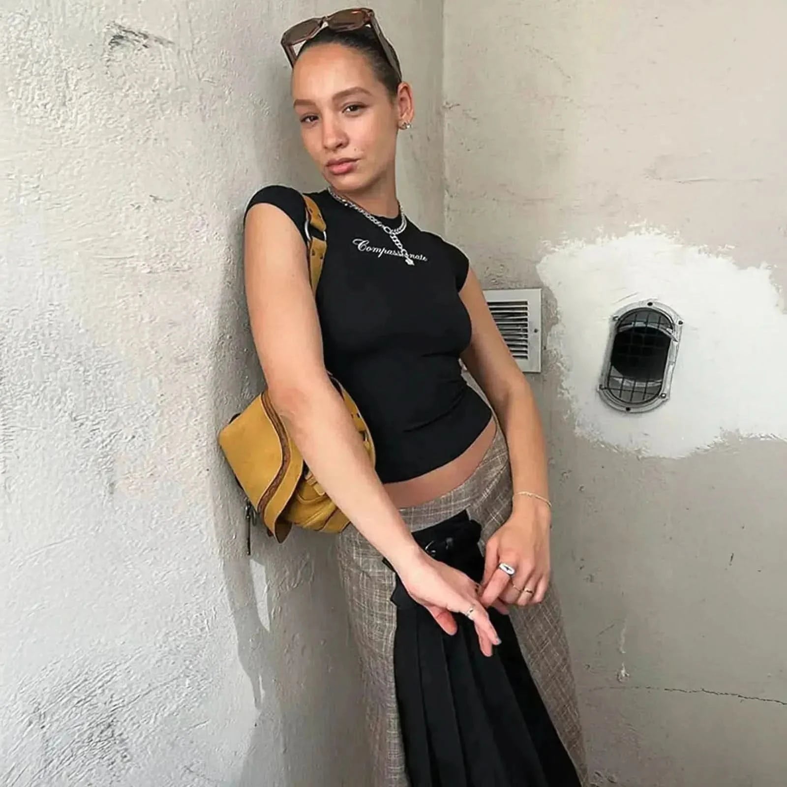 Manches courtes graphique au style urbain - Saylana