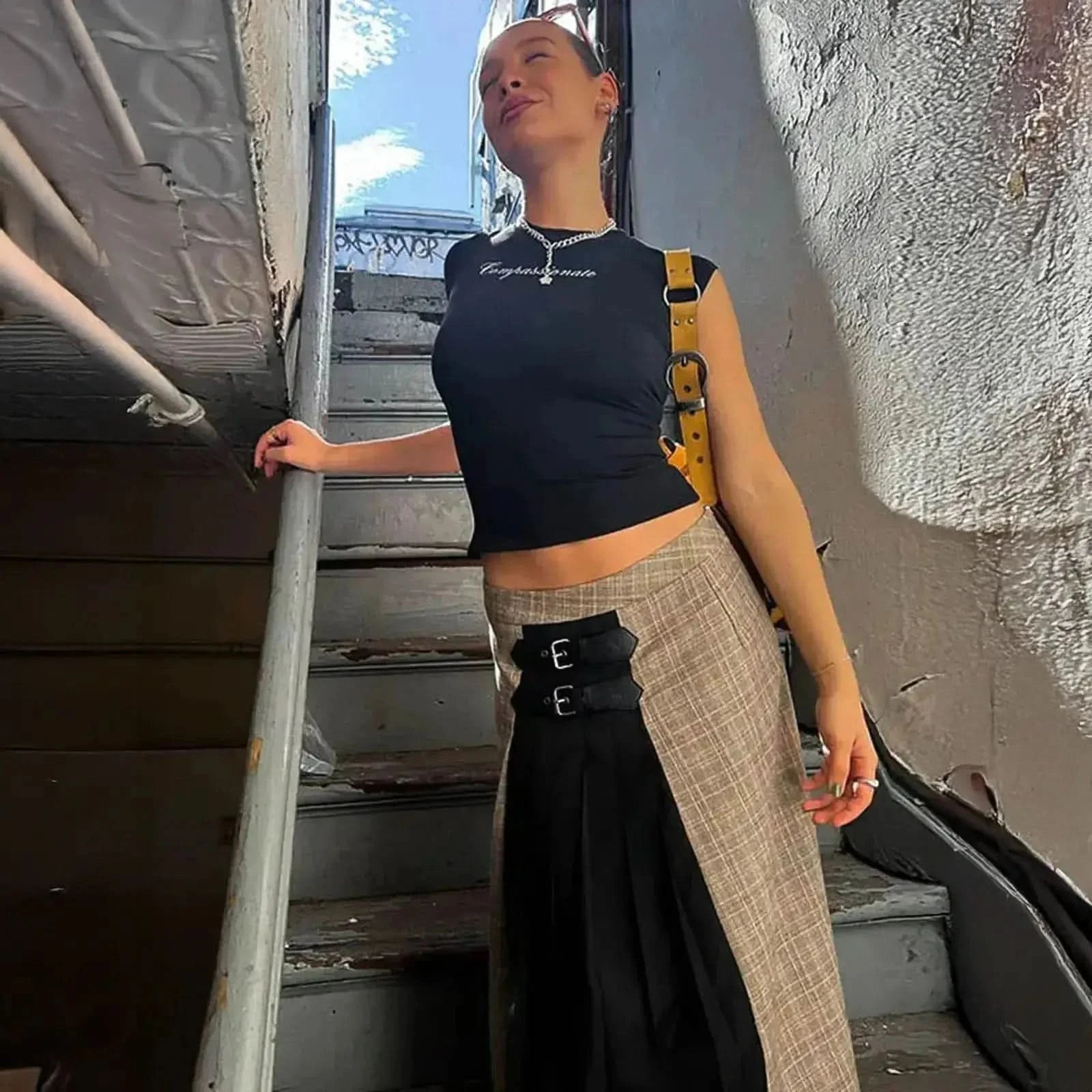 Manches courtes graphique au style urbain - Saylana