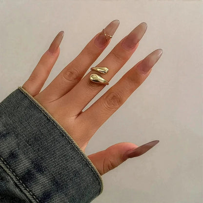 Manchette Large Or/Argent Torsadée - Saylana