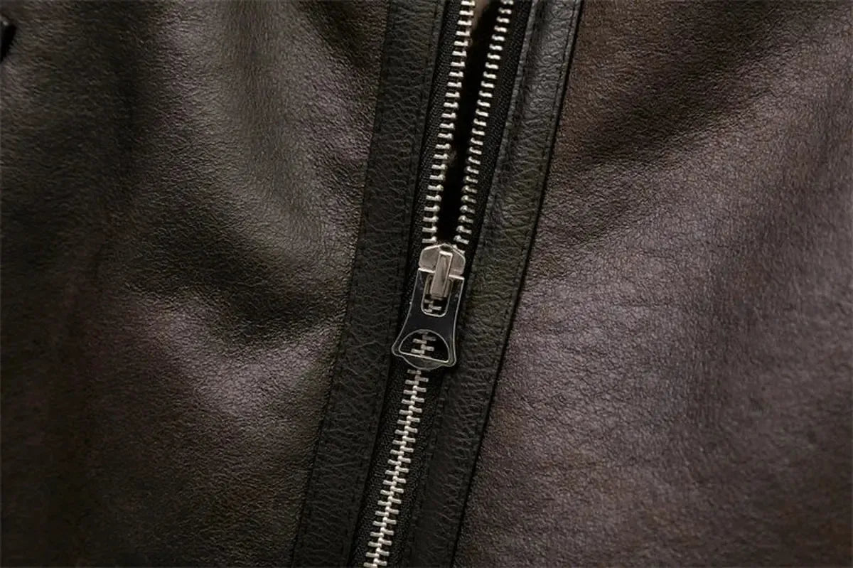 Manteau Chaud Vintage à Manches Longues-Saylana