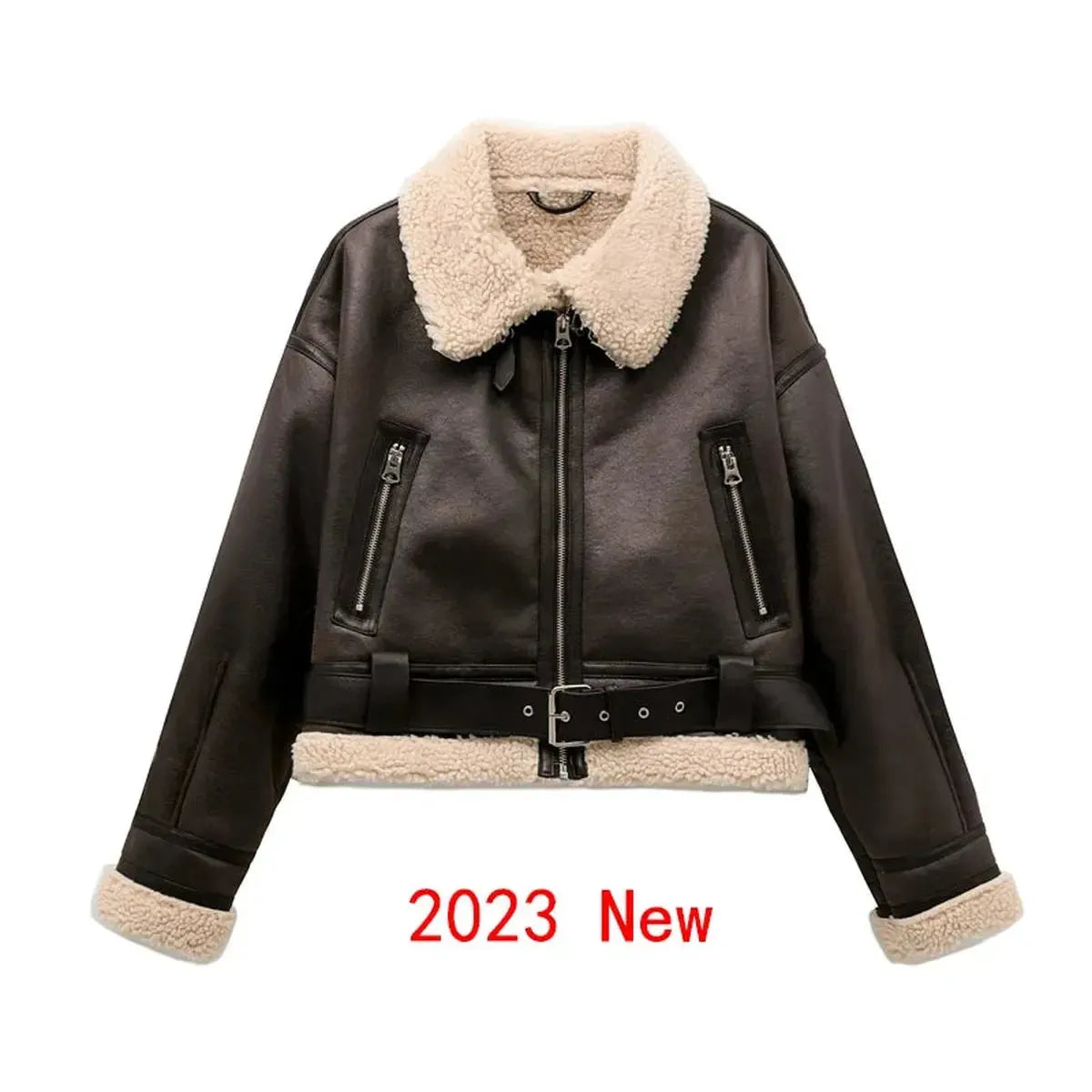 Manteau Chaud Vintage à Manches Longues-Saylana