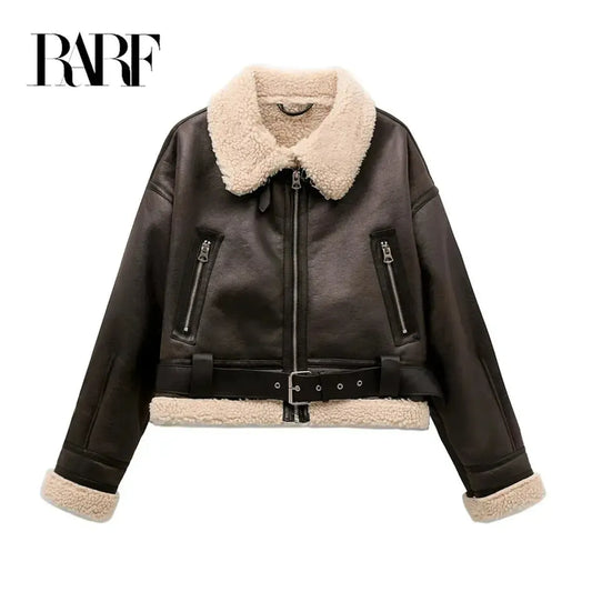 Manteau Chaud Vintage à Manches Longues-Saylana