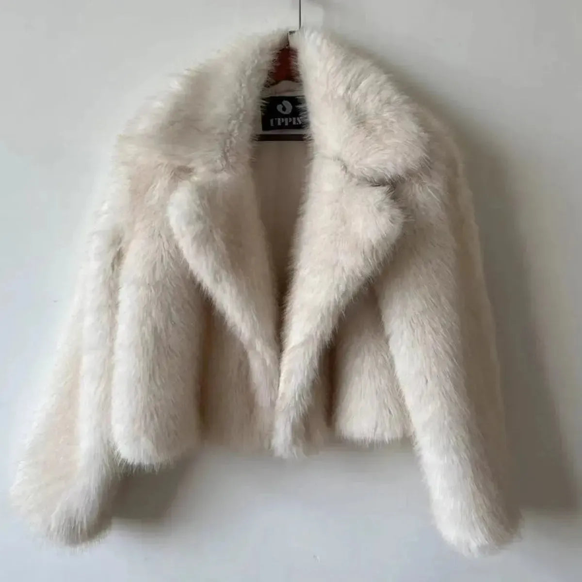Manteau Hiver Cropped Imitation Peau-Saylana