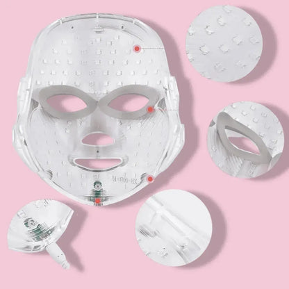 Masque LED Visage 7 Couleurs USB-Saylana