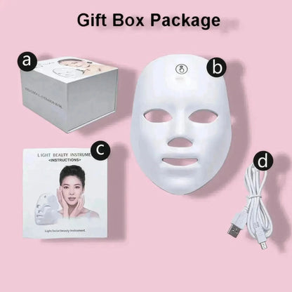 Masque LED Visage 7 Couleurs USB - Saylana