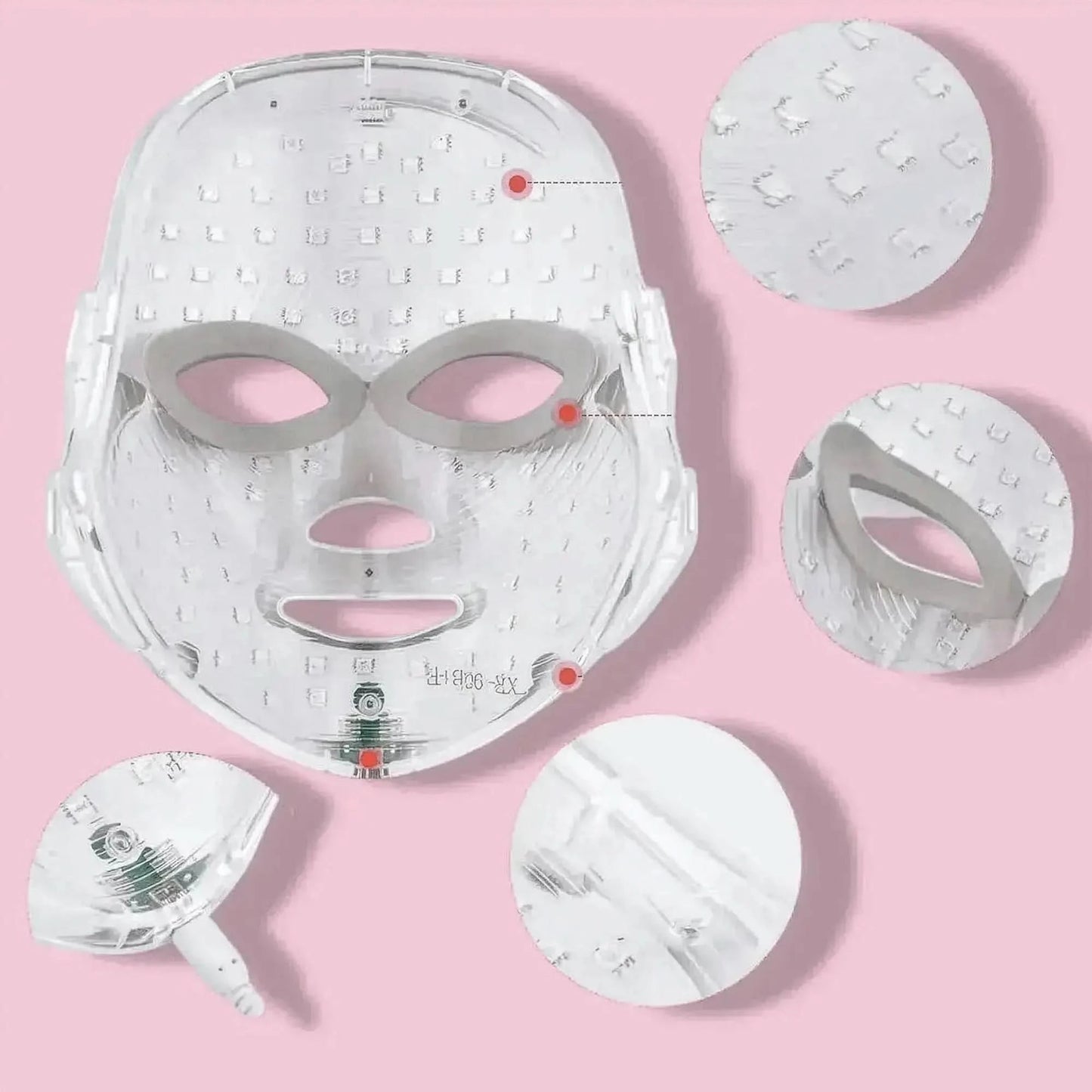 Masque LED Visage 7 Couleurs USB - Saylana