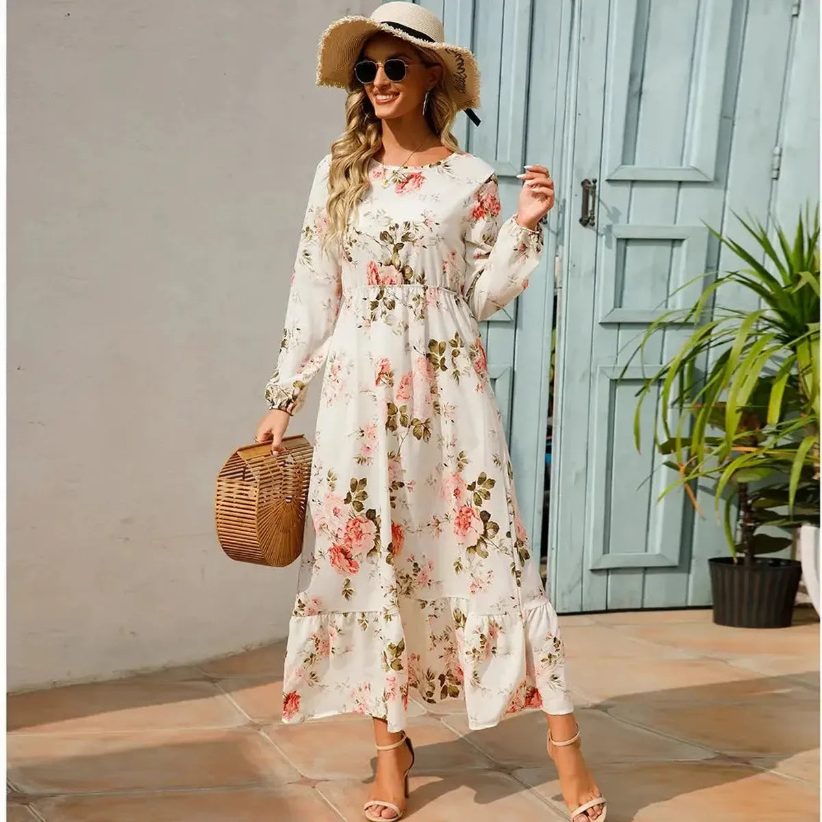 Maxi Chiffon Décontractée-Saylana