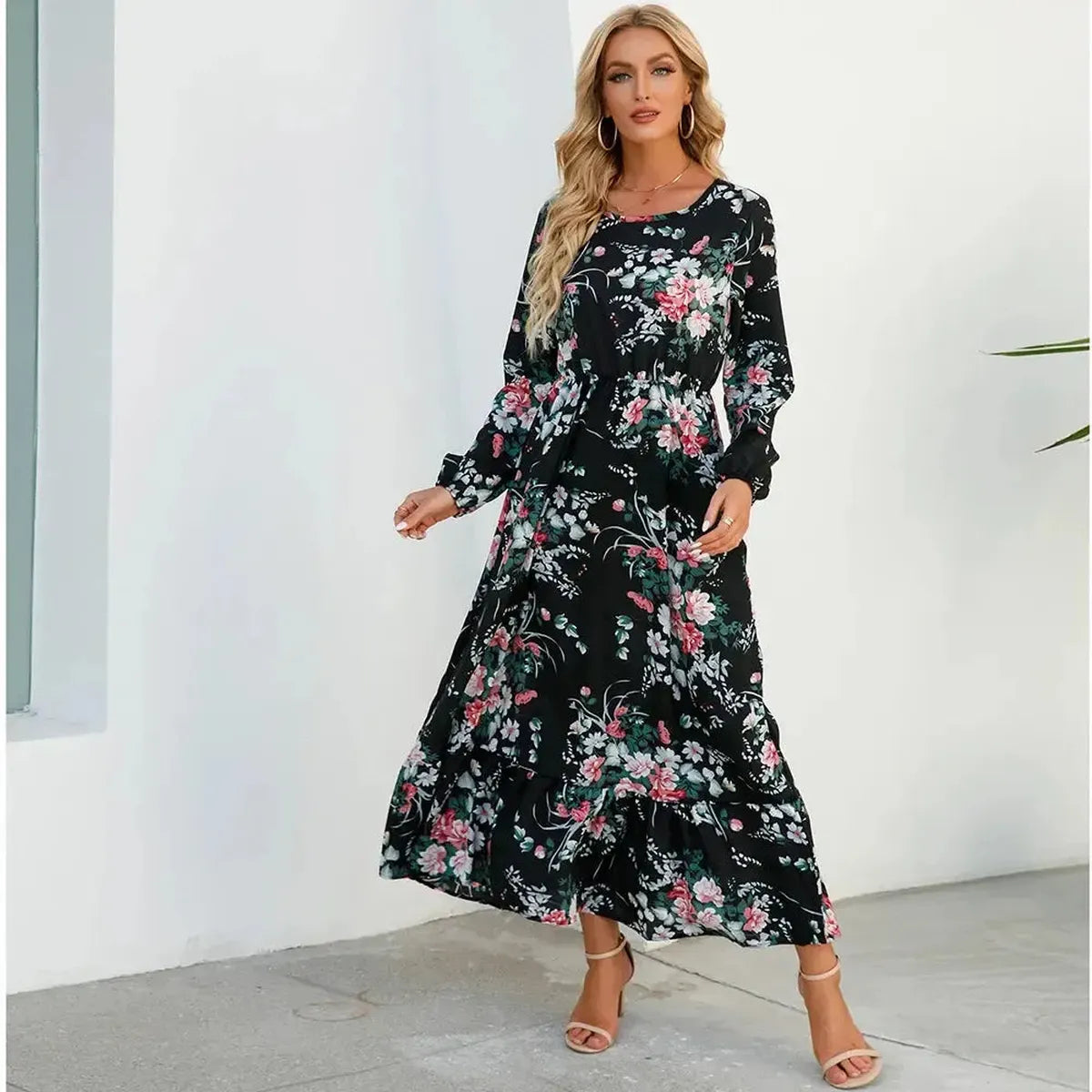 Maxi Chiffon Décontractée-Saylana
