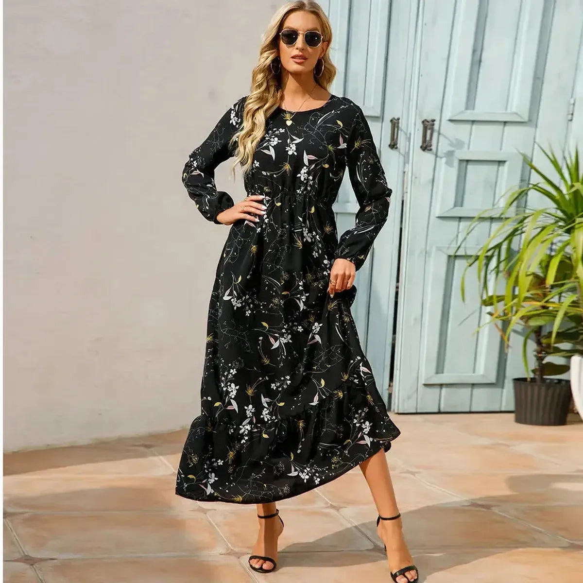 Maxi Chiffon Décontractée-Saylana