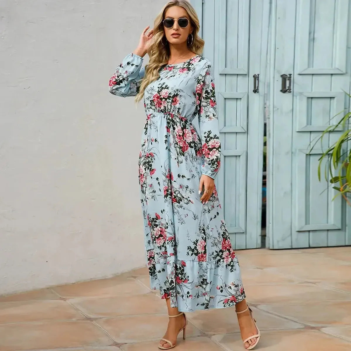 Maxi Chiffon Décontractée-Saylana