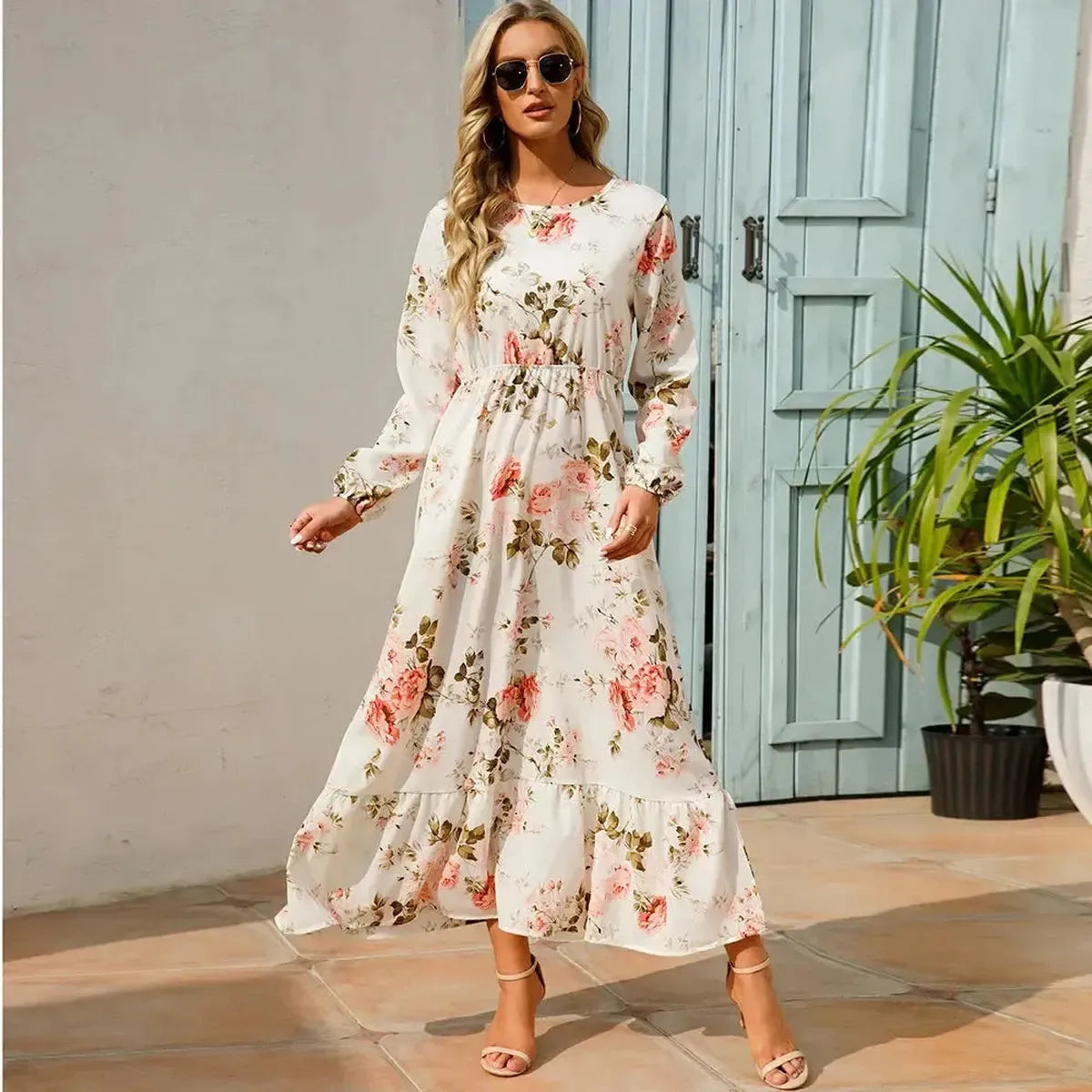 Maxi Chiffon Décontractée-Saylana