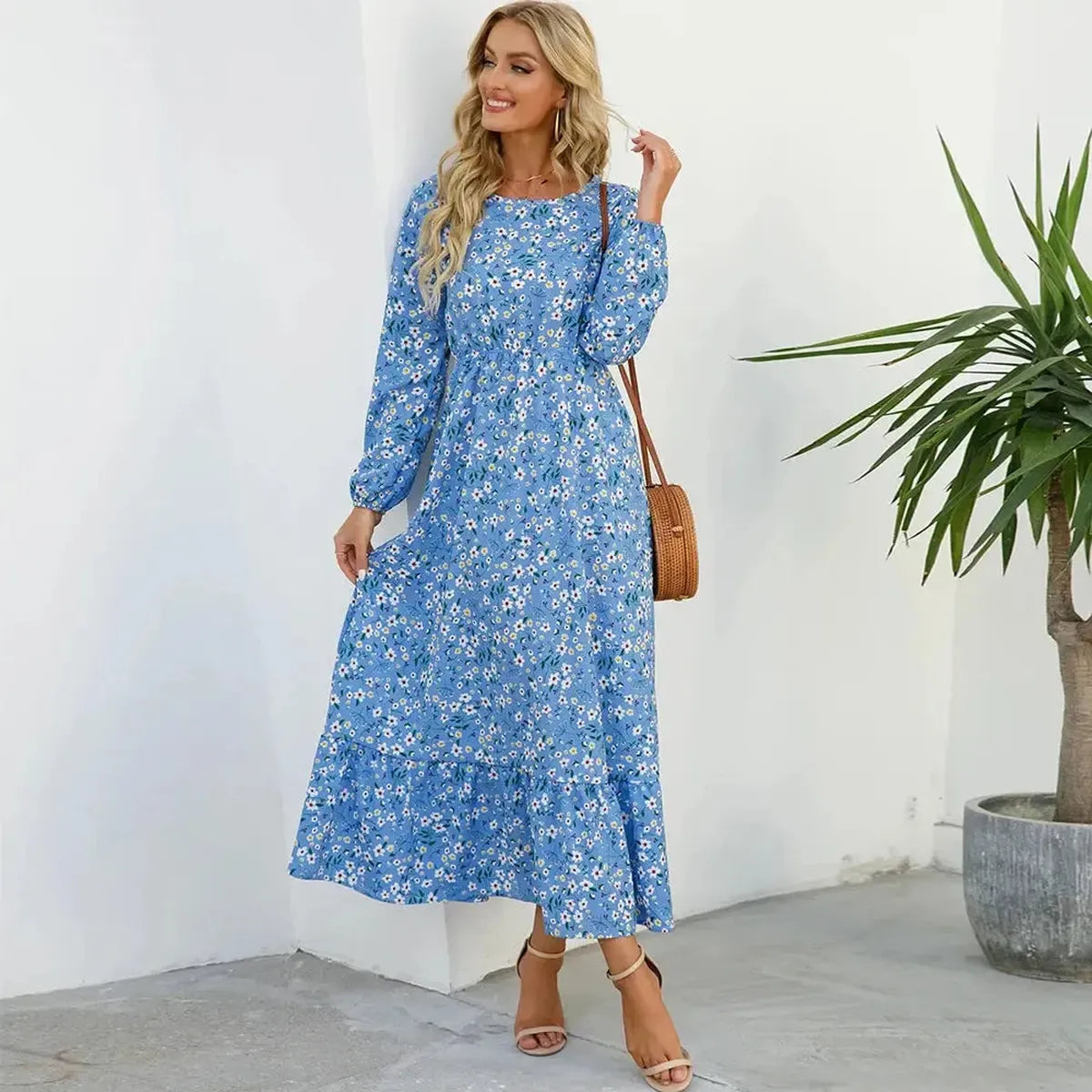 Maxi Chiffon Décontractée-Saylana