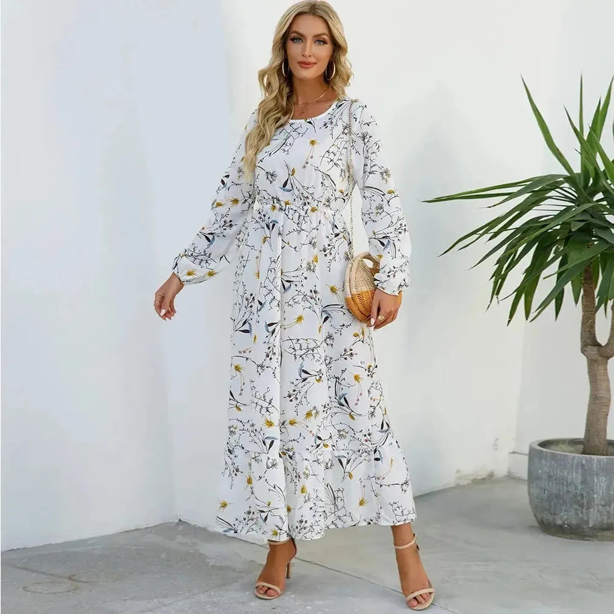 Maxi Chiffon Décontractée-Saylana