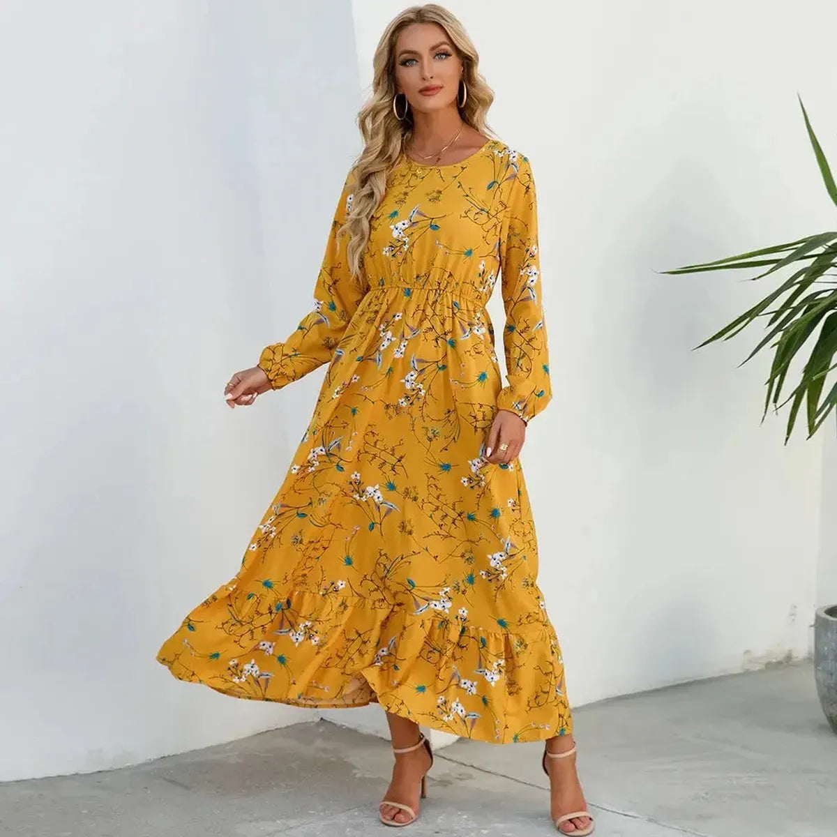 Maxi Chiffon Décontractée-Saylana