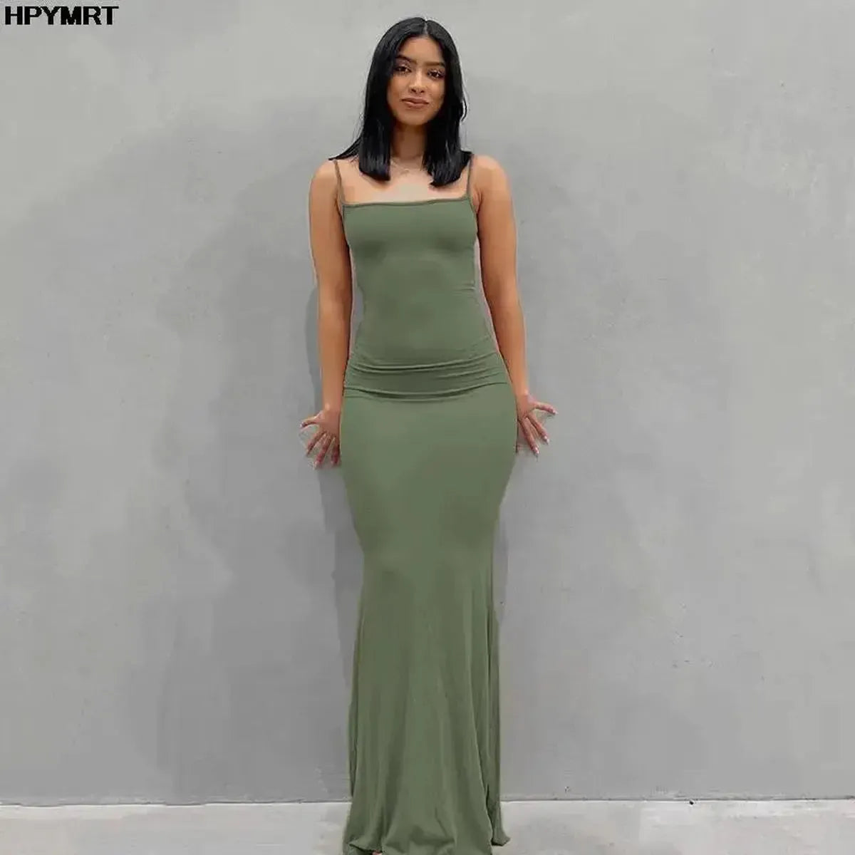 Maxi Dress Élégante : Slim & Brillante-Saylana