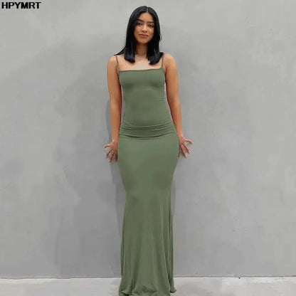 Maxi Dress Élégante : Slim & Brillante-Saylana
