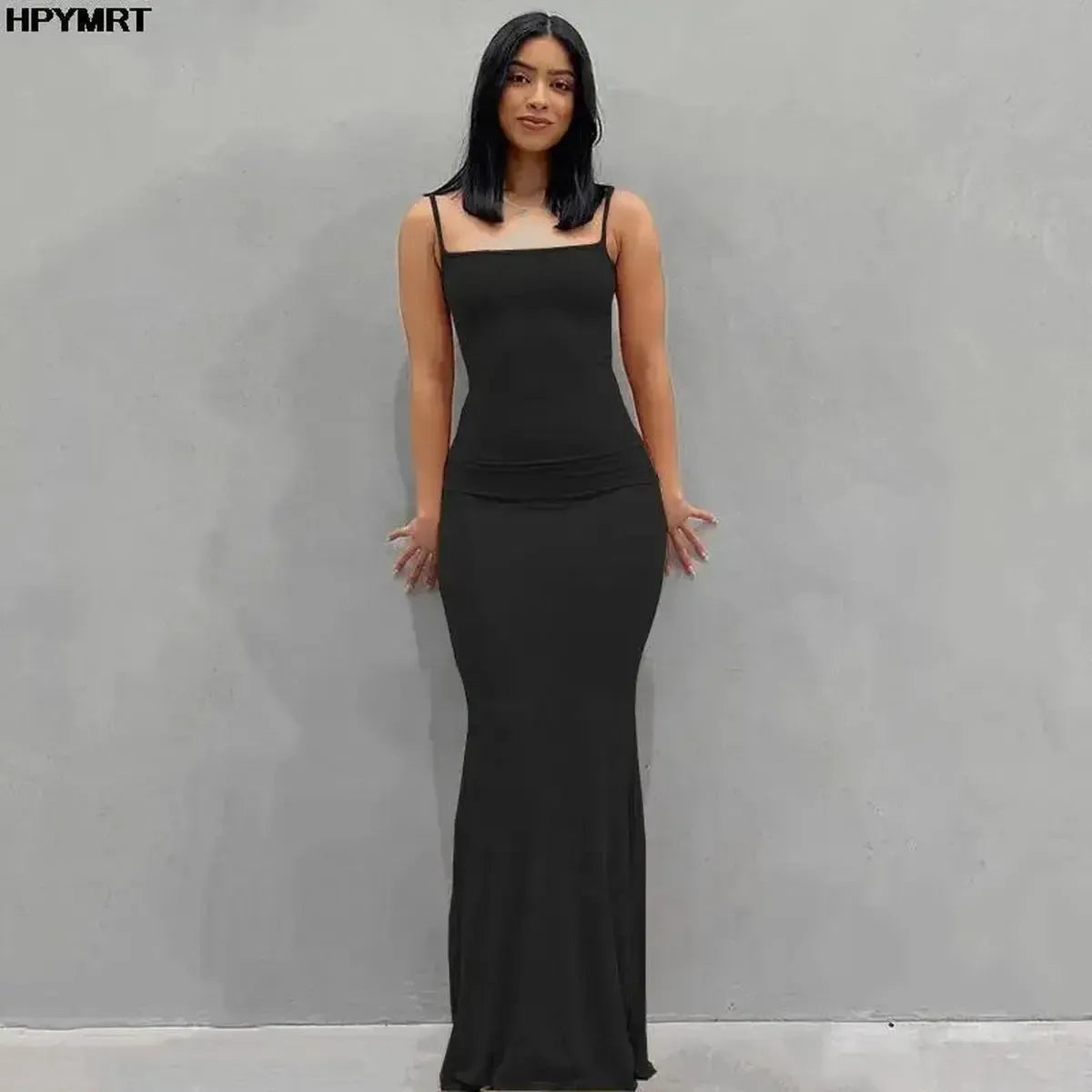 Maxi Dress Élégante : Slim & Brillante-Saylana