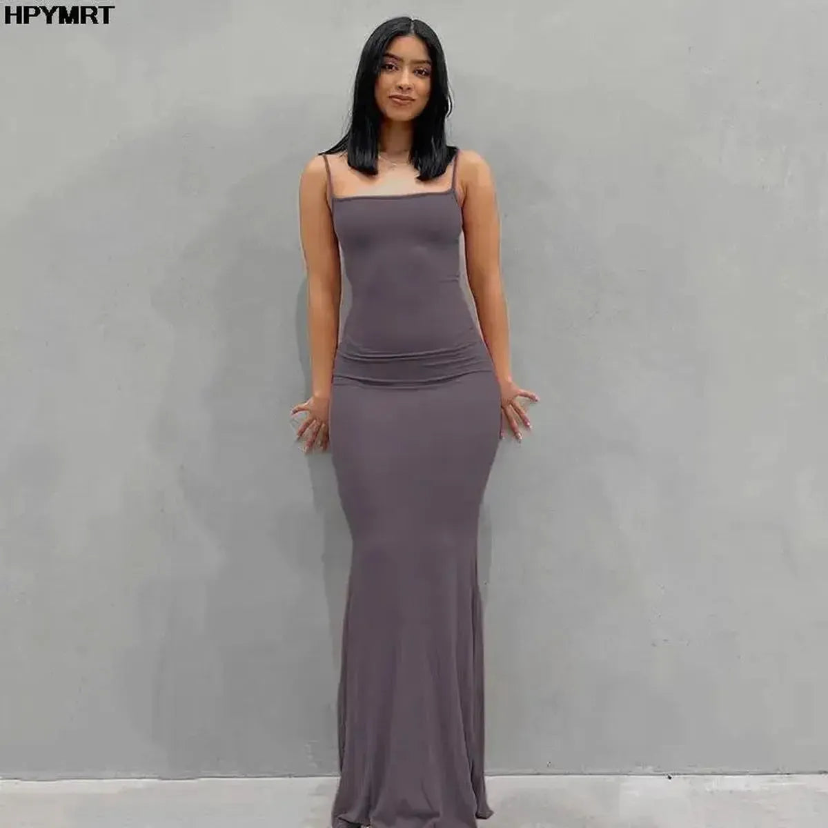 Maxi Dress Élégante : Slim & Brillante-Saylana