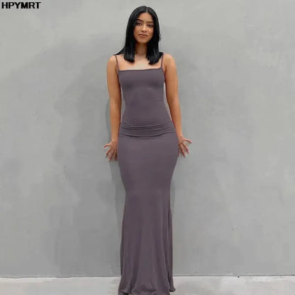 Maxi Dress Élégante : Slim & Brillante-Saylana