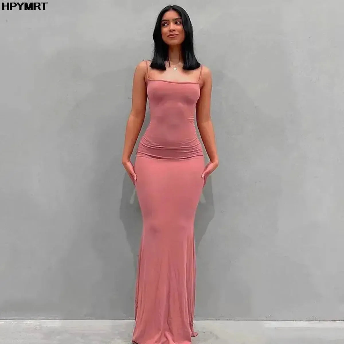 Maxi Dress Élégante : Slim & Brillante-Saylana