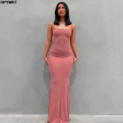 Maxi Dress Élégante : Slim & Brillante-Saylana