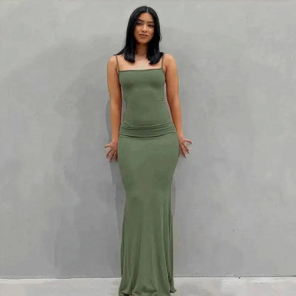 Maxi Dress Élégante : Slim & Brillante - Saylana