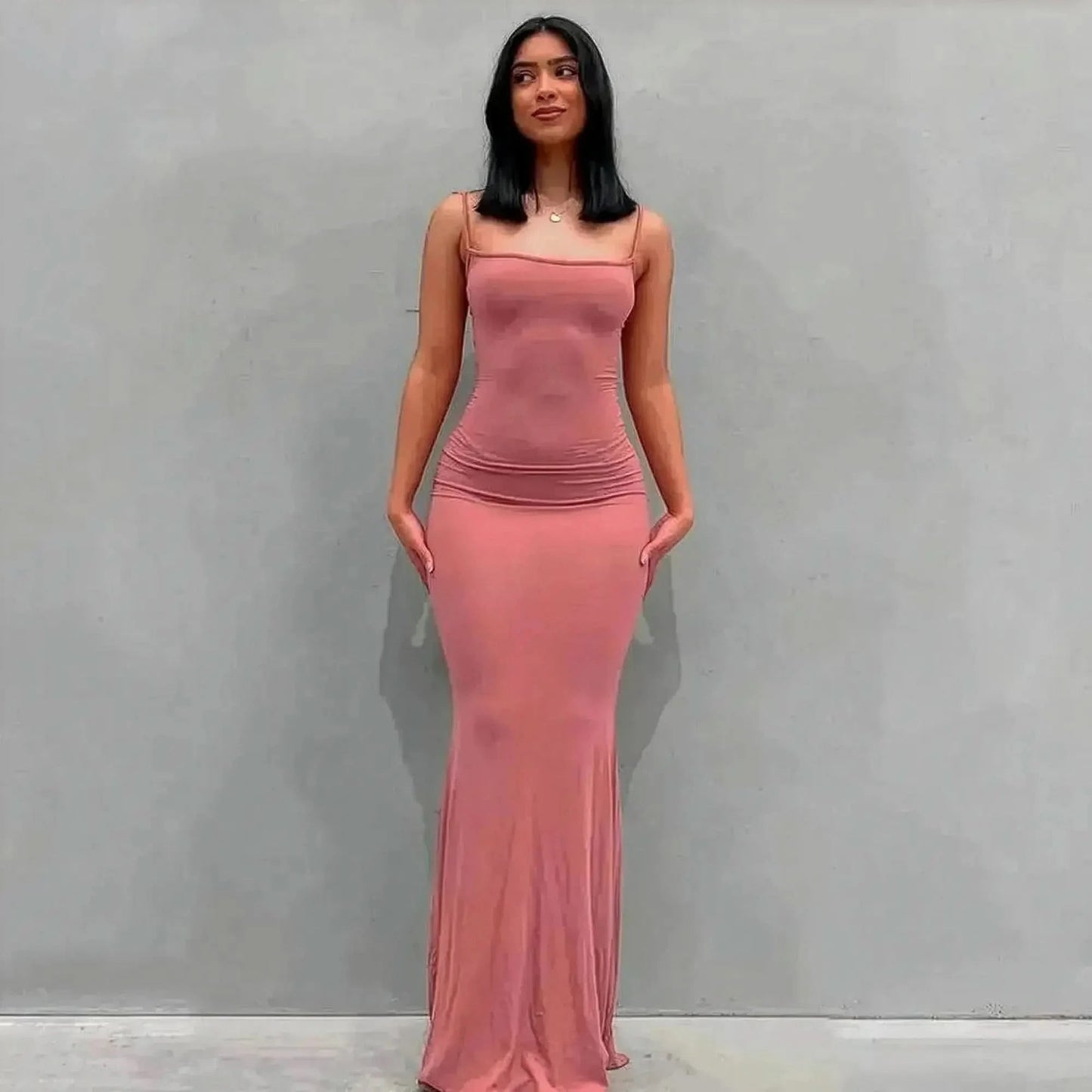 Maxi Dress Élégante : Slim & Brillante - Saylana