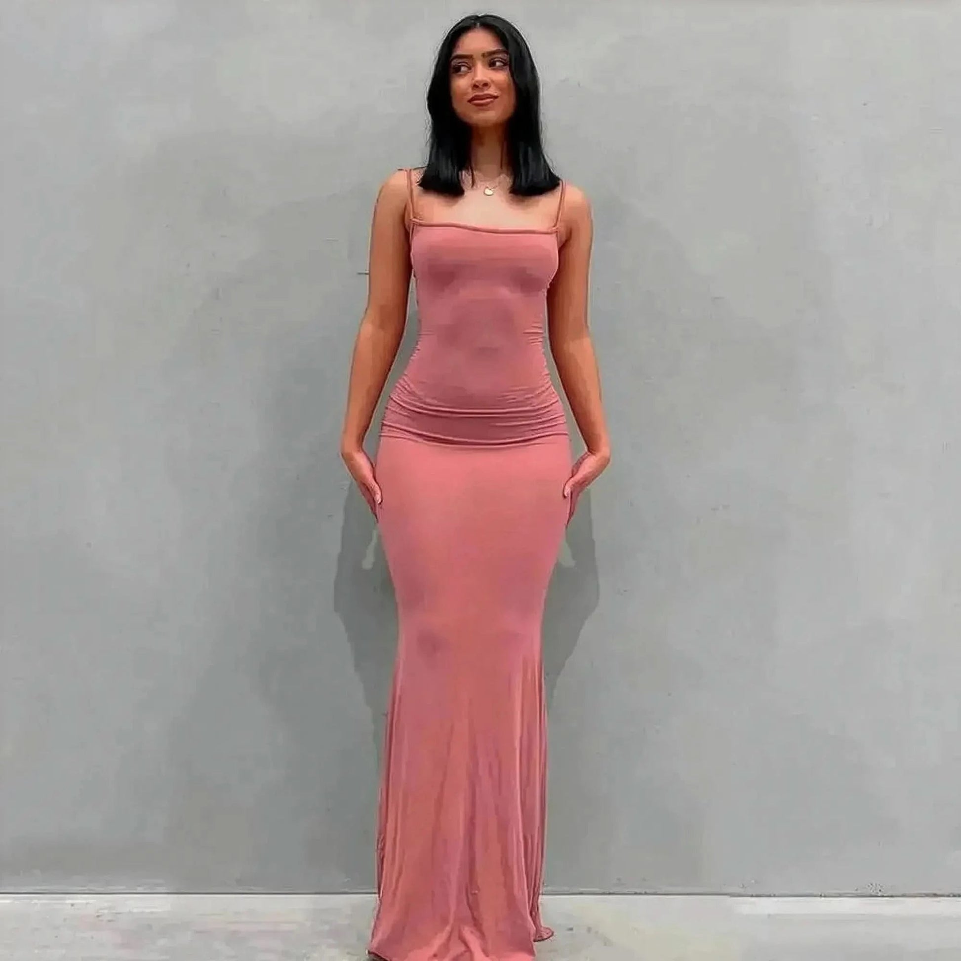 Maxi Dress Élégante : Slim & Brillante - Saylana