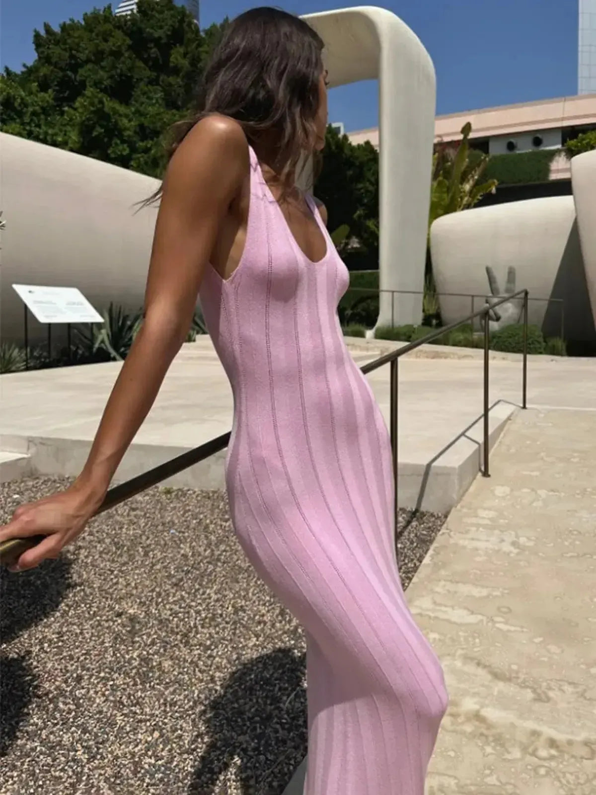 Maxi Dress Vacances : Élégance & Simplicité-Saylana