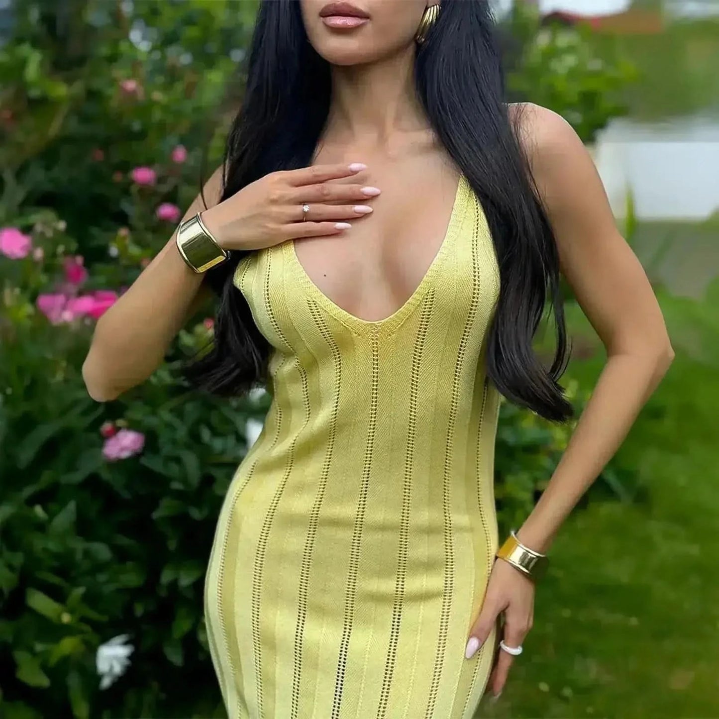 Maxi Dress Vacances : Élégance & Simplicité - Saylana