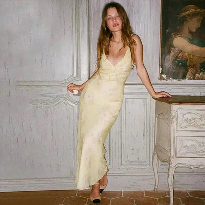 Maxi Fleurie Dos Nu - Saylana