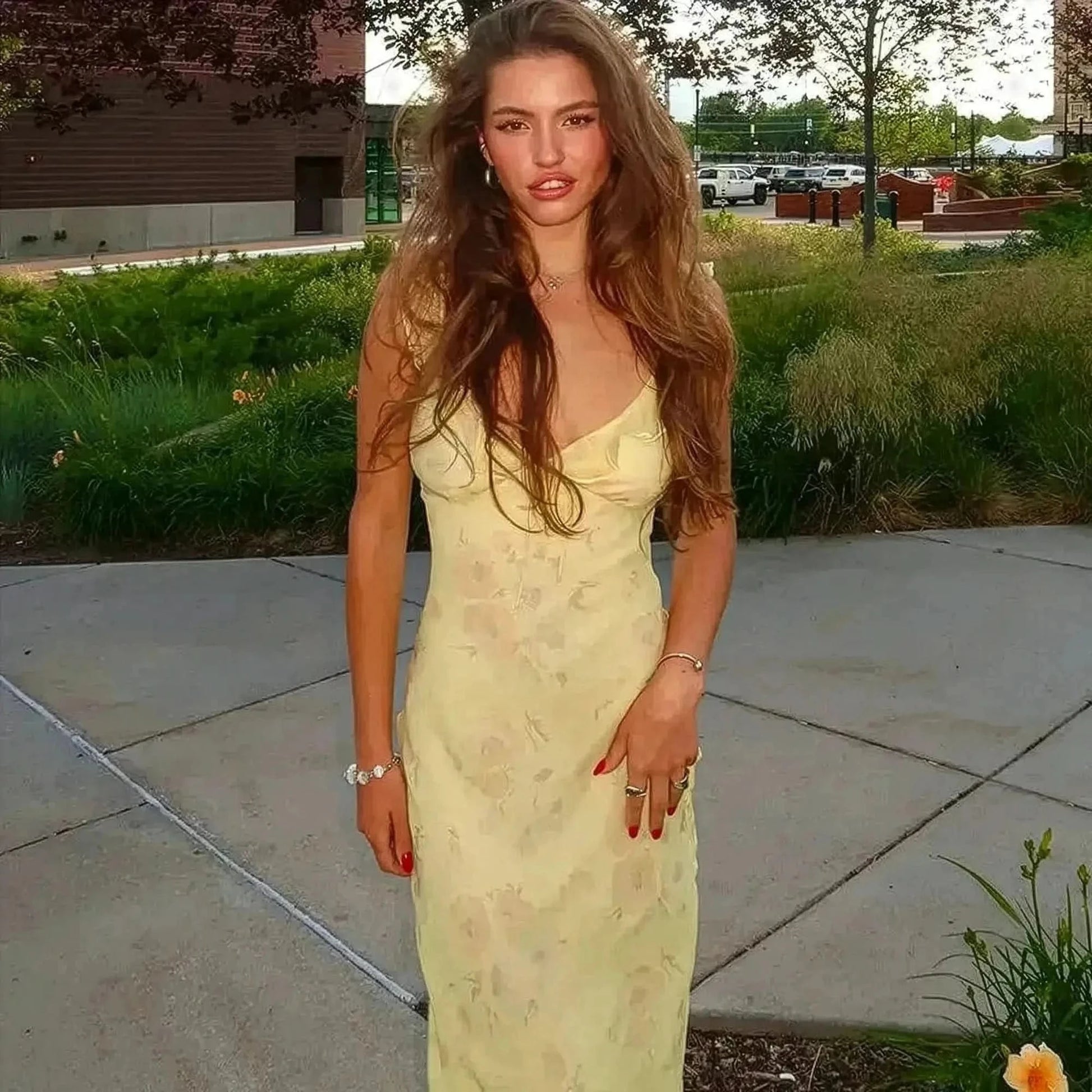 Maxi Fleurie Dos Nu - Saylana