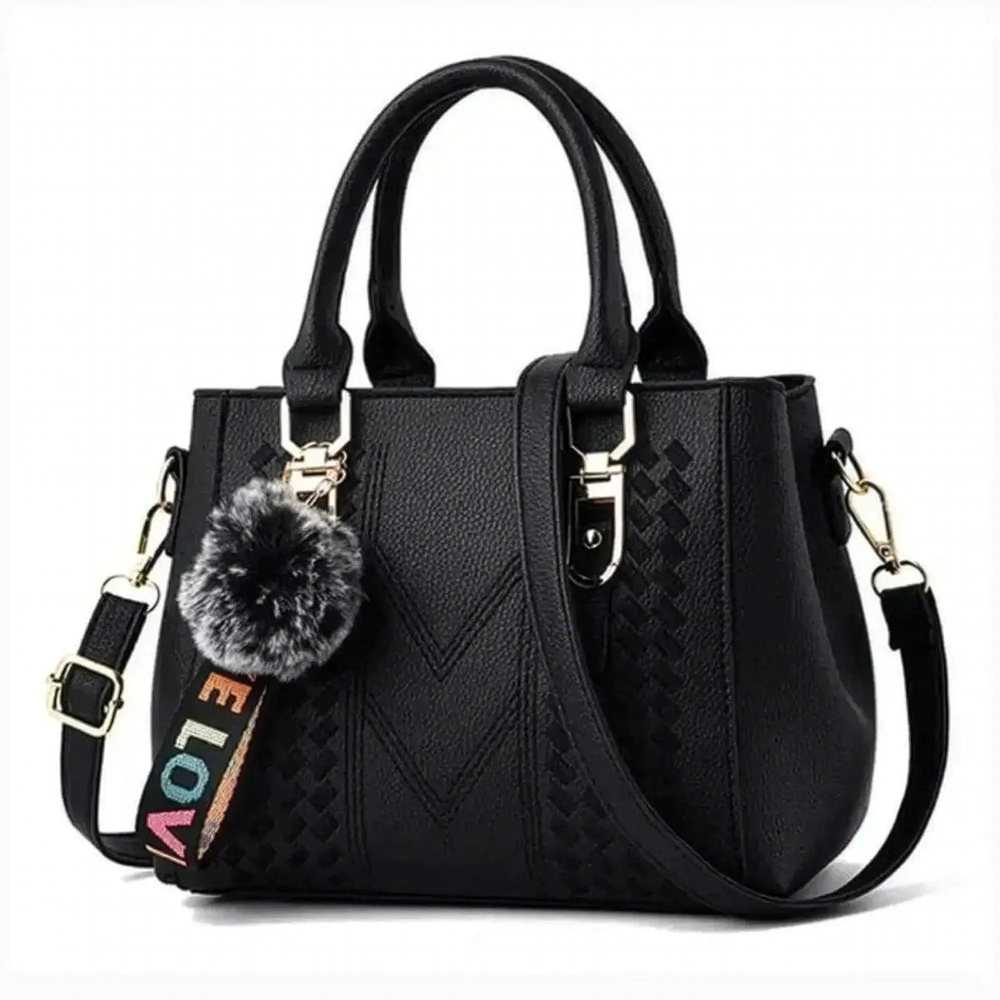 Messenger Bag Élégant en Simili Cuir - Saylana