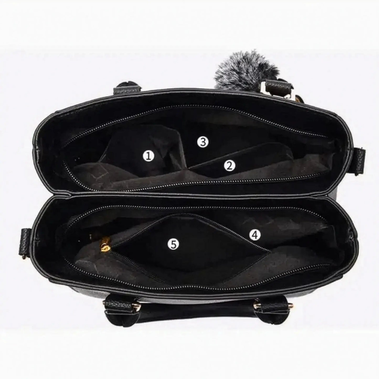 Messenger Bag Élégant en Simili Cuir - Saylana